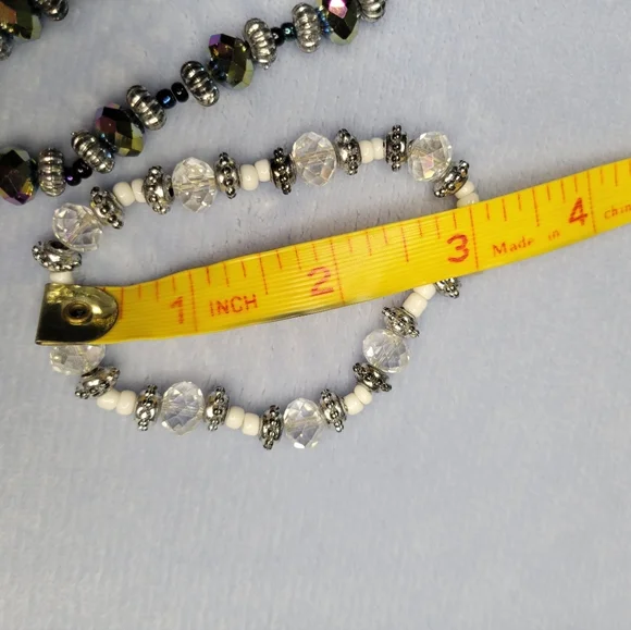 3 Piece Sparkly Stretchy Bracelet Set - Picture 4 of 5